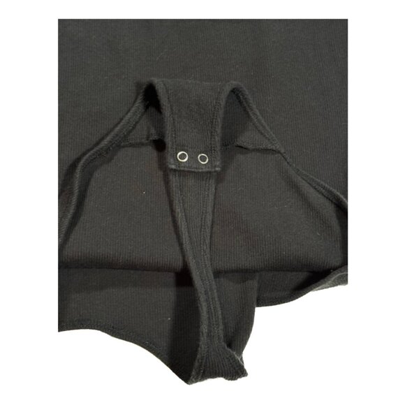 Soft Abercrombie & Fitch Black Ribbed Bodysuit - Picture 8 of 9